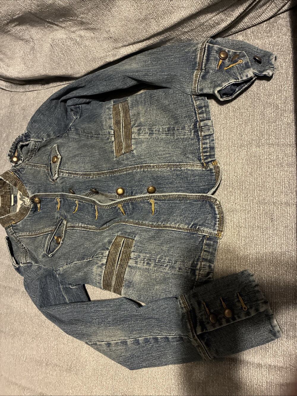 michael kors denim jacket medium